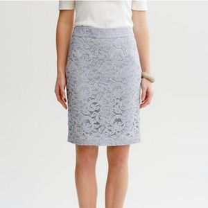 Beautiful grey lace skirt.